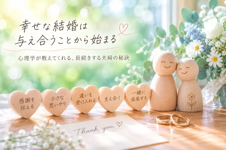 幸せな結婚を築く5つの習慣