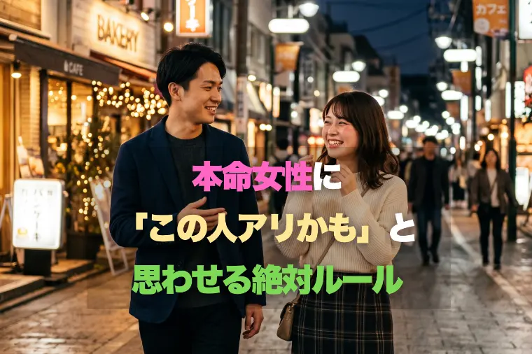 本命女性に「この人アリかも」と思わせる絶対ルール