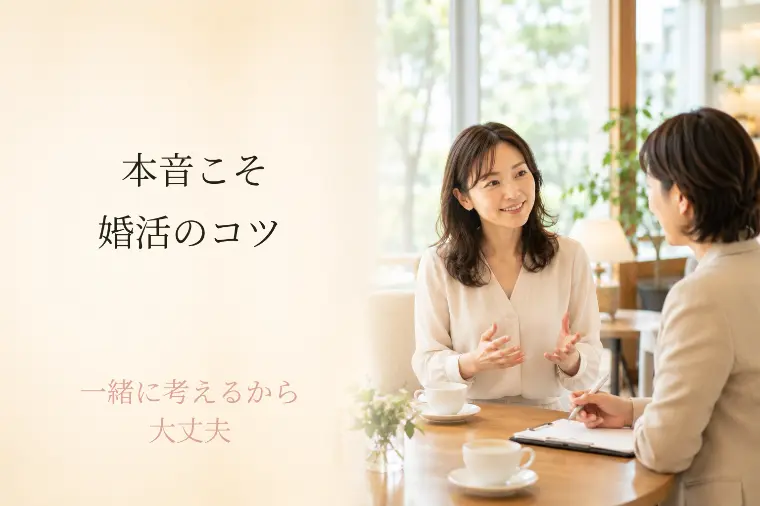 40代からの婚活｜本音を話すことが婚活のコツ