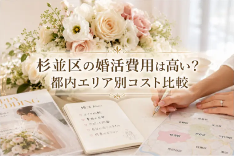 杉並区の婚活費用は高い？都内エリア別コスト比較