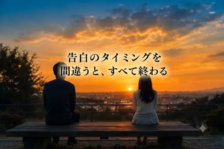 告白のタイミングを間違うと、すべて終わる