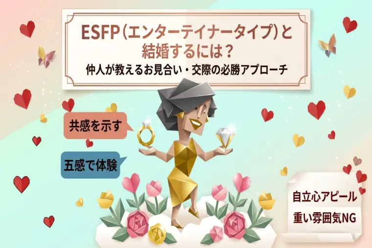 面接デートはNG？ESFP（エンターテイナー）の婚活術
