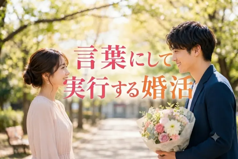 言葉にして行動した人から結婚に近づく