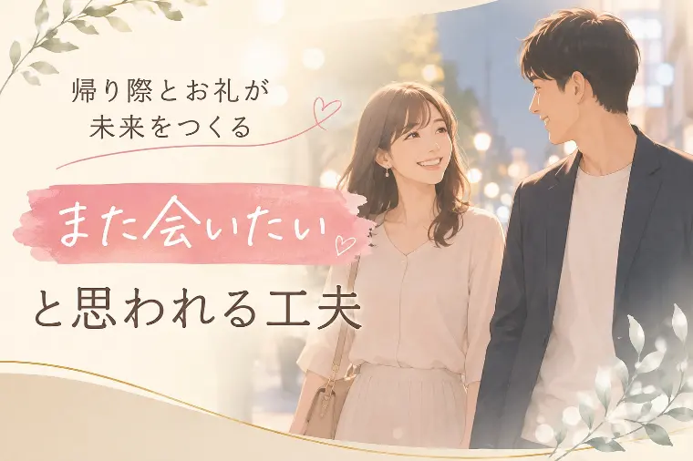 帰り際の一言で「また会いたい」を引き寄せる