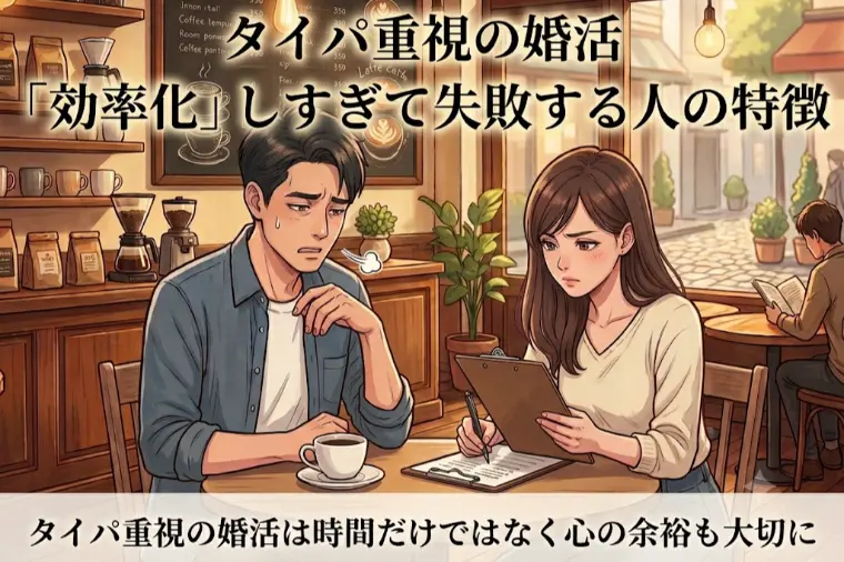 タイパ重視の婚活「効率化」しすぎて失敗する人の共通点