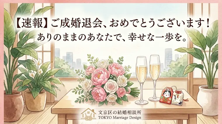 祝・ご成婚！一つ幸せな笑顔が咲きました🌸