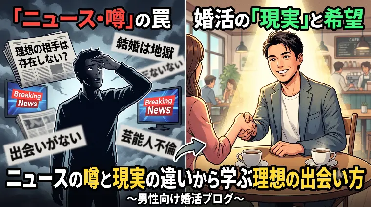 ニュースの噂と現実の違いから学ぶ理想の出会い方
