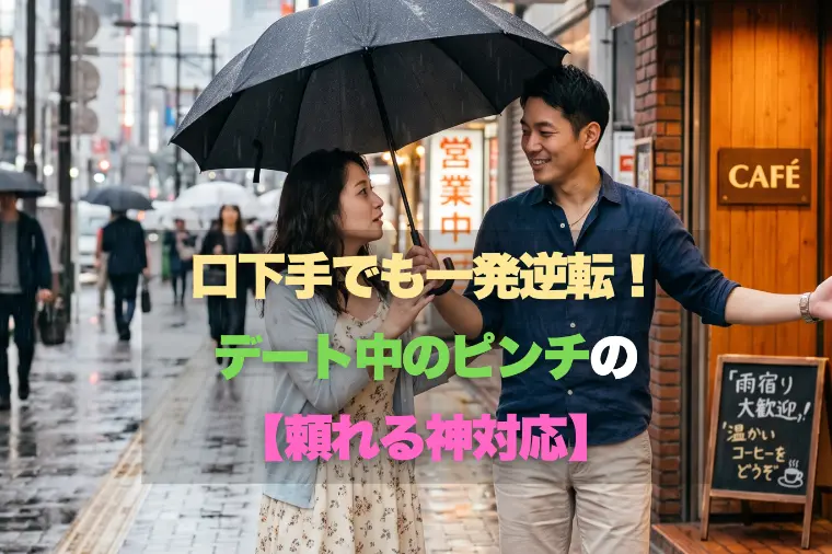 口下手でも一発逆転！ デート中のピンチの 【頼れる神対応