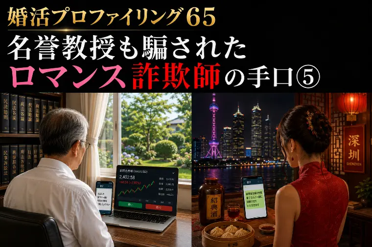 紅絲線（こうしせん）「ロマンス詐欺「孤独で乾いた私の心」【婚プロ65】」-1