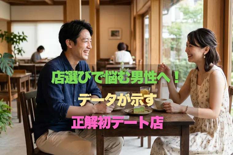 店選びで悩む男性へ！データが示す初デート大正解店