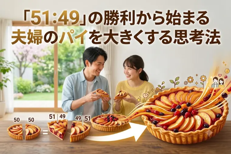 「51:49」の勝利から始まる夫婦のパイを大きくする思考