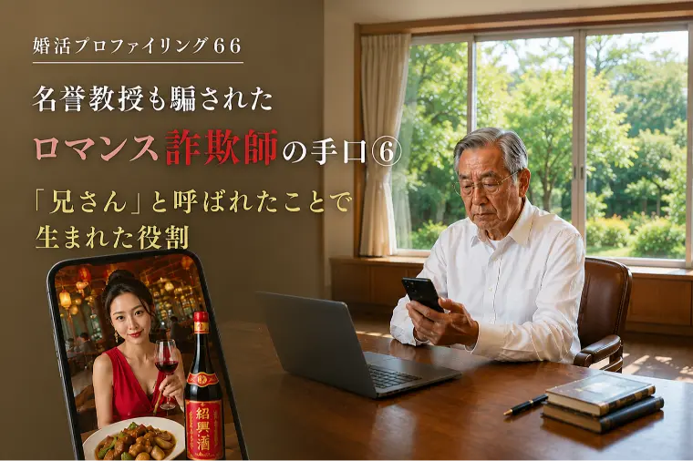紅絲線（こうしせん）「ロマンス詐欺「名前で呼ばない」⑥【婚プロ66】」-1
