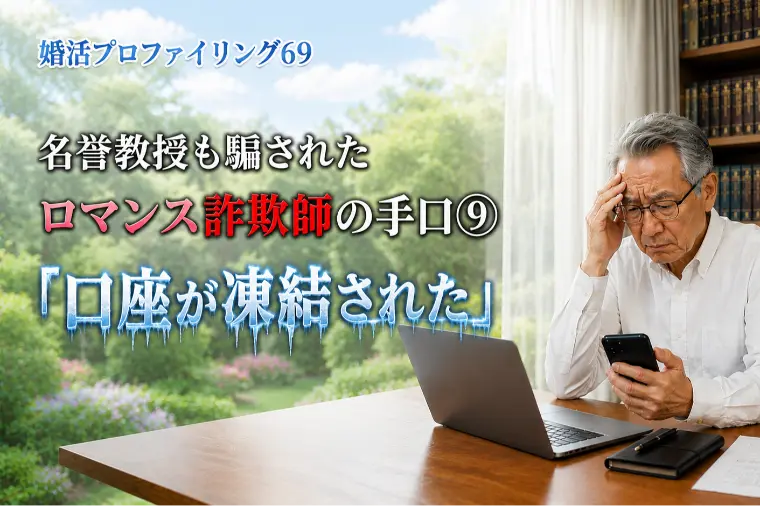 紅絲線（こうしせん）「ロマンス詐欺「認知の狭窄（きょうさく）」⑨【婚プロ69】」-1