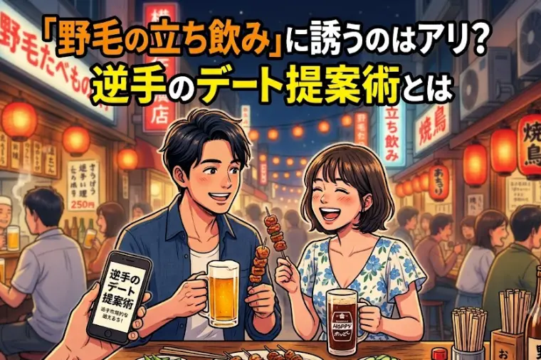 「野毛の立ち飲み」に誘うのはアリ？逆手のデート提案術とは