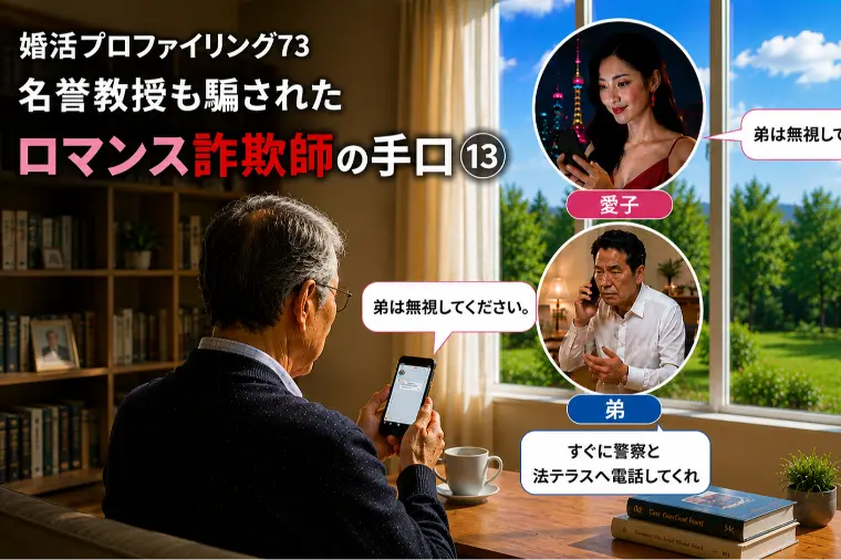 ロマンス詐欺「近づける」と「遠ざける」⑬【婚プロ73】