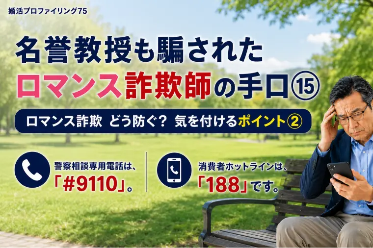 ロマンス詐欺「サンクコスト効果」⑮【婚プロ75】
