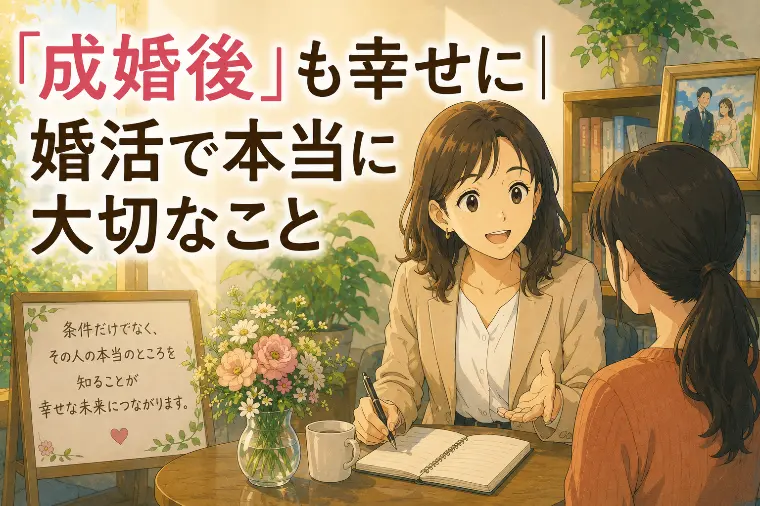 「成婚後」も幸せに｜婚活で本当に大切なこと