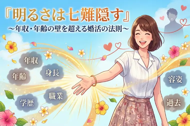 『明るさは七難隠す』～年収・年齢の壁を超える婚活の法則～