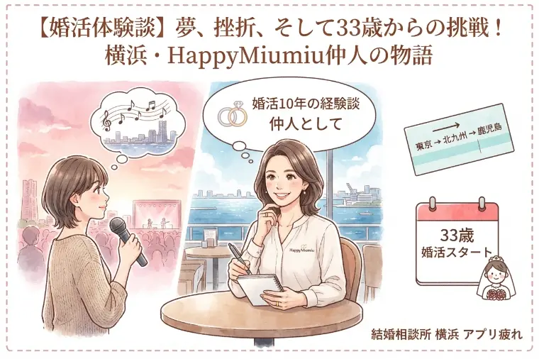 【婚活体験談】20代の上京から33歳での婚活スタートまで
