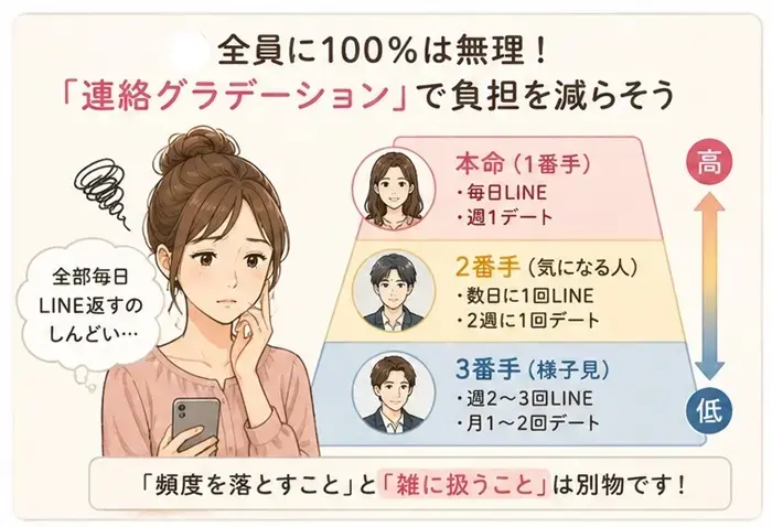 ゆう　マトリモーニオ「複数人とのLINE疲れ、迷わない婚活の進め方」- 2