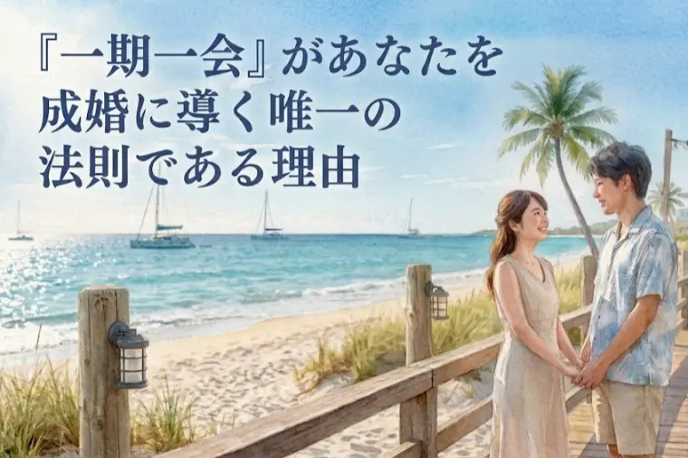 『一期一会』があなたを成婚に導く唯一の法則である理由！