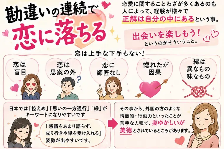 「恋は勘違いの連続」なんて言葉がありますが…
