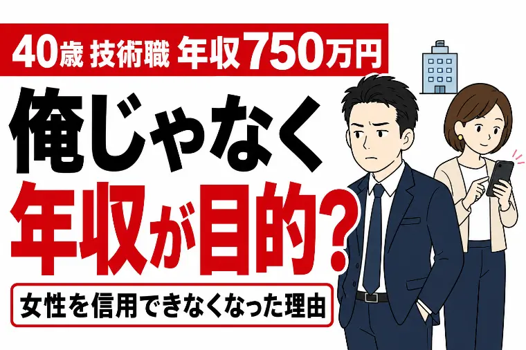 年収目当て？40歳技術職が交際をやめた理由