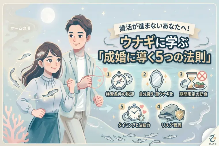 婚活が進まないあなたへ！ウナギに学ぶ成婚に導く5つの法則