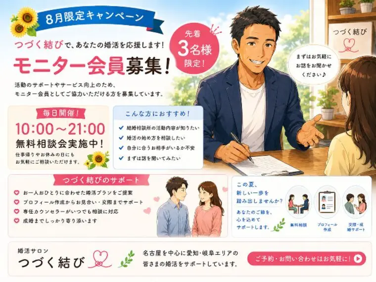 8月限定キャンペーンのお知らせ🌻