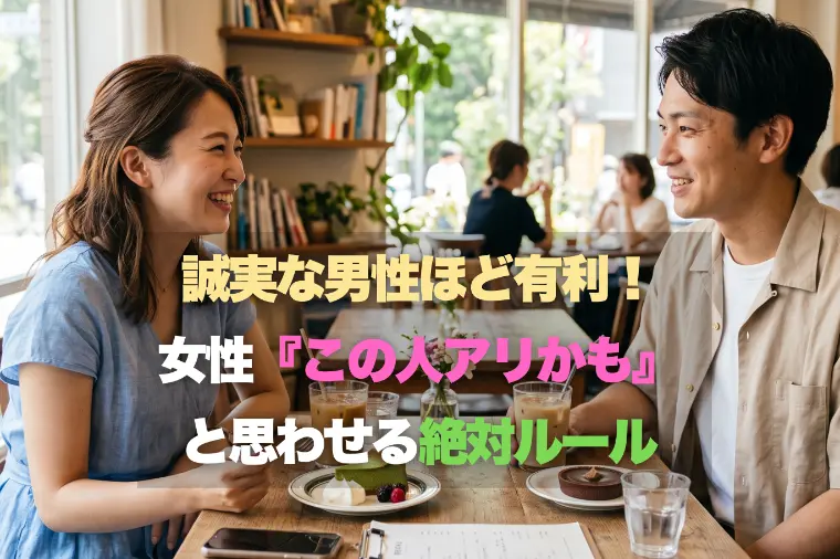 誠実な男ほど有利！この人アリかも！と思わせる絶対ルール