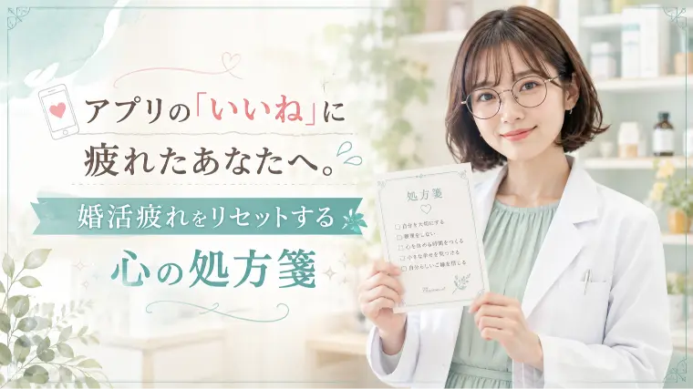 婚活疲れをリセットする心の処方箋