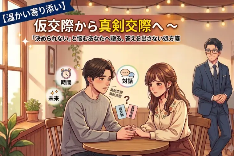 仮交際から真剣交際へ～「決められない」あなたに贈る処方箋