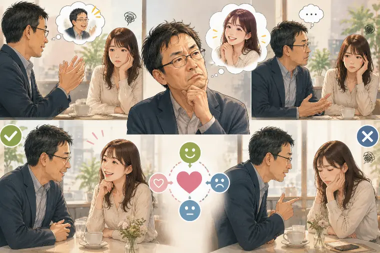 婚活では「相手の反応に気づく力」が大切です