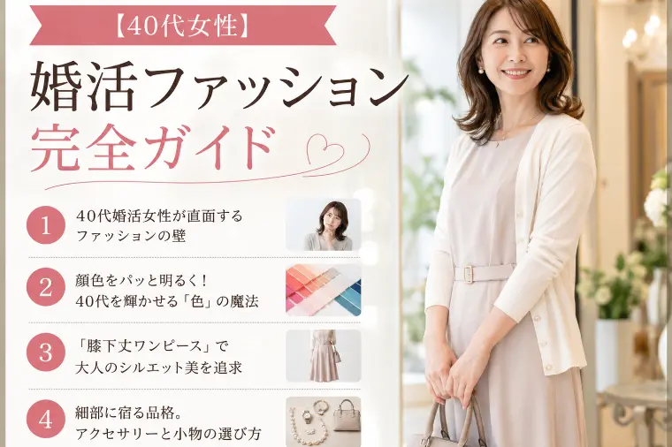【婚活40代女性】婚活ファッション完全ガイド