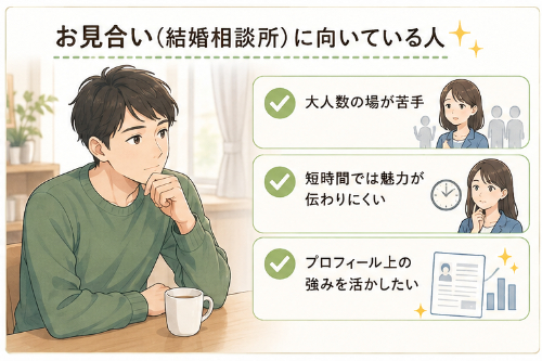 ゆう　マトリモーニオ「お見合いと婚活パーティー、向いているのはどっち？」- 4