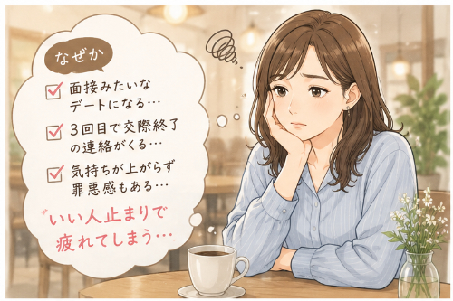 ゆう　マトリモーニオ「仮交際が進まない人へ。「いい人止まり」を抜け出す方法」- 2