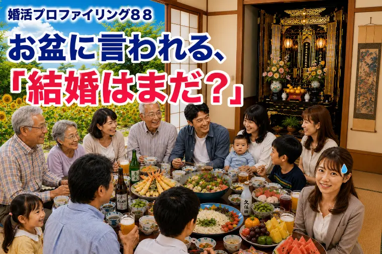 お盆に言われる「結婚はまだ？」【婚プロ88】