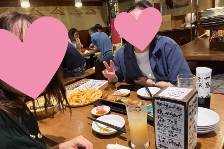 居酒屋デート（Aさん30代女性）