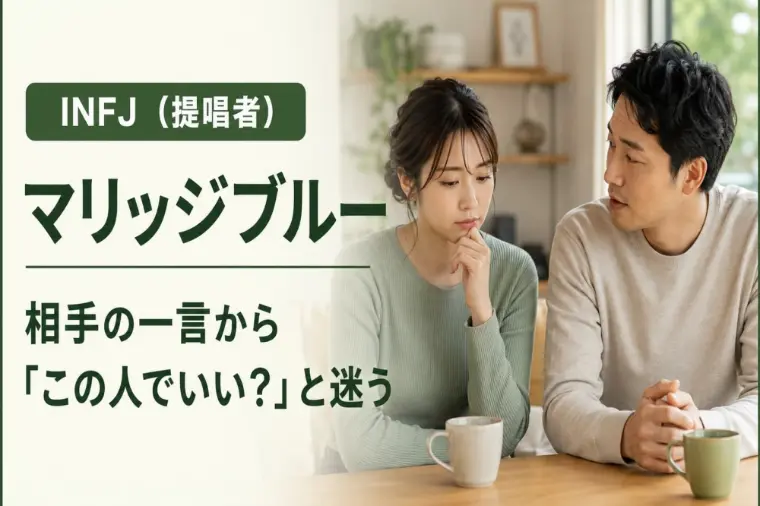何気ない一言が地雷？INFJの婚活ブルー対策