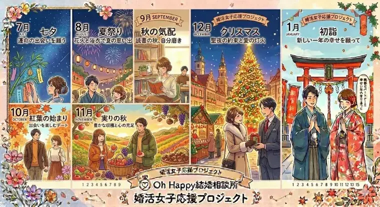 Oh Happy 結婚相談所「今年もあと4か月。婚活、まだ間に合います。」- 2