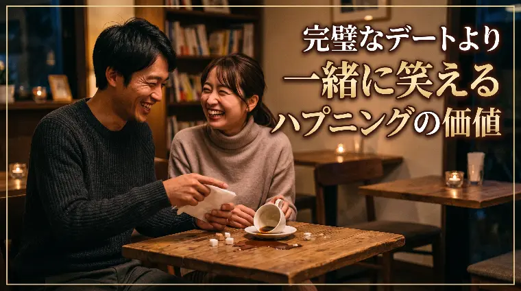 完璧なデートより一緒に笑えるハプニングの価値