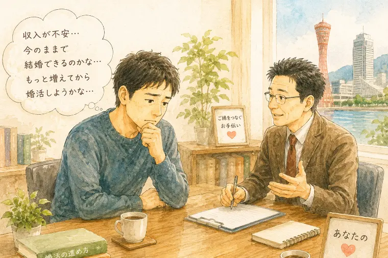 「『もっと収入が増えてから』と言い続けた男性」