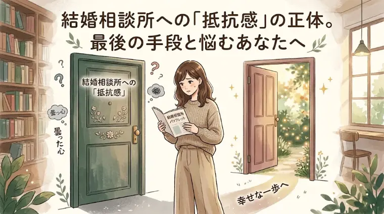 結婚相談所への「抵抗感」の正体。最後の手段と悩むあなたへ
