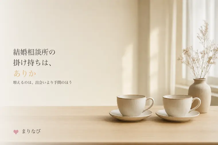結婚相談所の掛け持ちは、アリか？