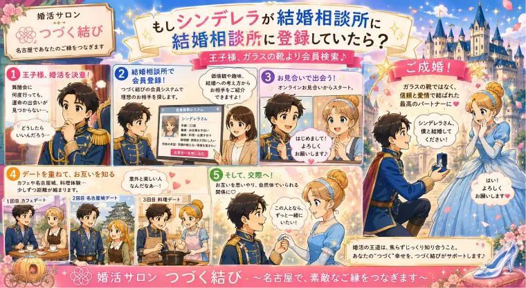もしシンデレラが結婚相談所に登録していたら？