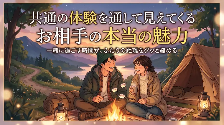 共通の体験を通して見えてくるお相手の本当の魅力