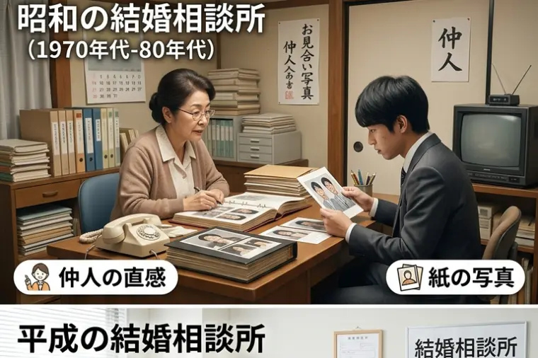 【昭和・平成・令和】結婚相談所の今と昔