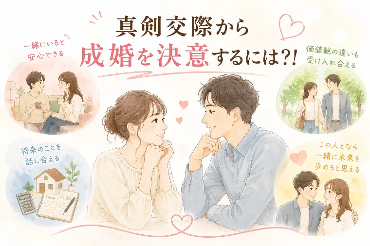 真剣交際から結婚を決めるタイミングとは？