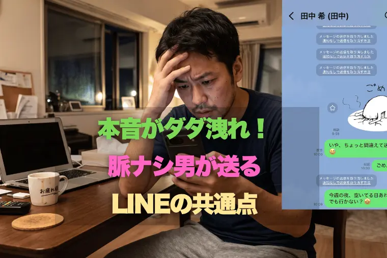 本音がダダ洩れ！脈ナシ男が送るLINEの共通点