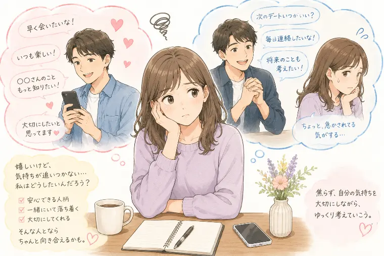 お相手からの好意が強いと、なぜか冷めてしまう